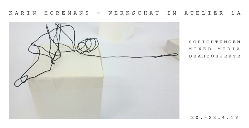 Karin Horemans presents in Atelier 1A