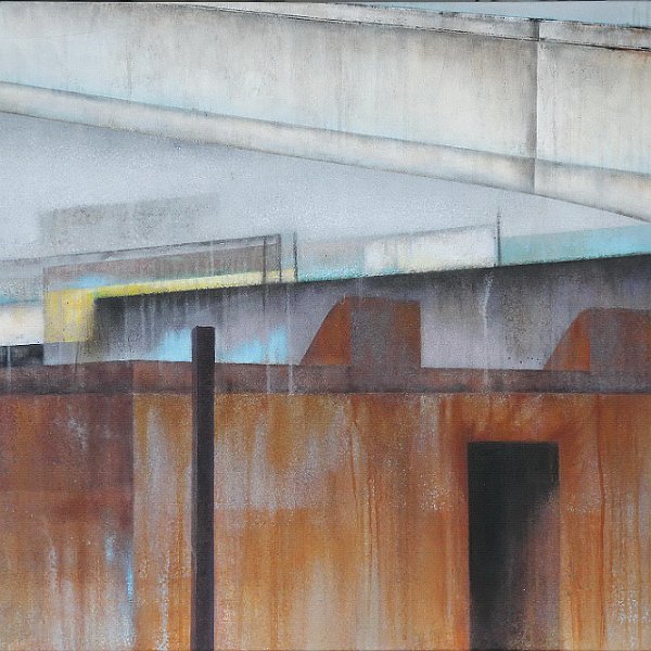 Duisburg Hafen I   / 2015 - acrylic on canvas, 120*80 cm