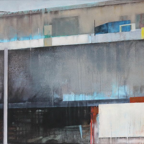 Duisburg Hafen II   / 2015 - acrylic on canvas,  120*80 cm