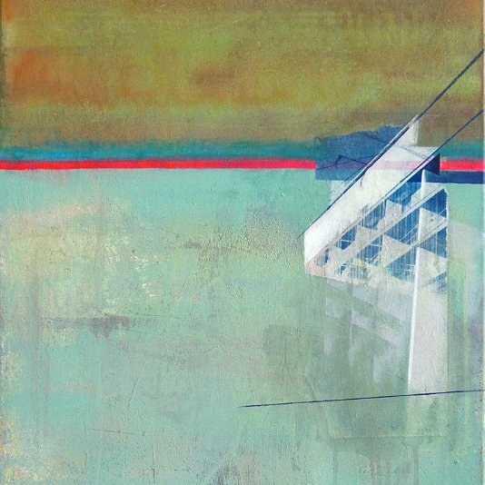 Urban Structures II-3  / 2017 - acrylic on canvas, 50*70 cm